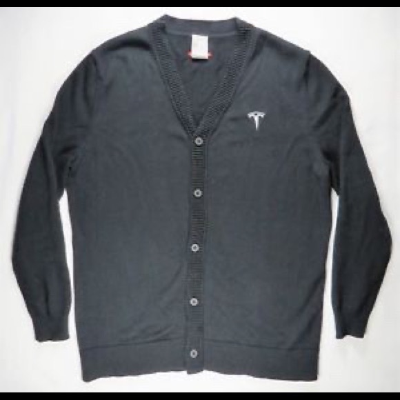Tesla V Neck Sweater (Cardigan) - Picture 2 of 3